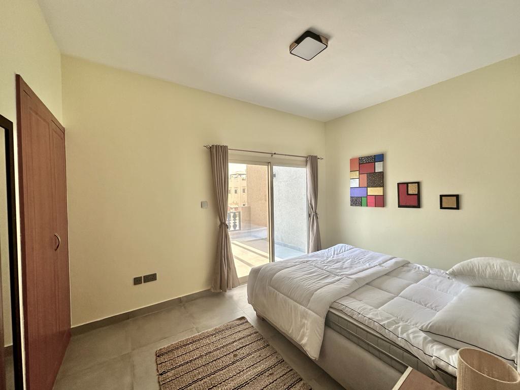 Completed interior at the Al Hamra Village townhouse, view 10