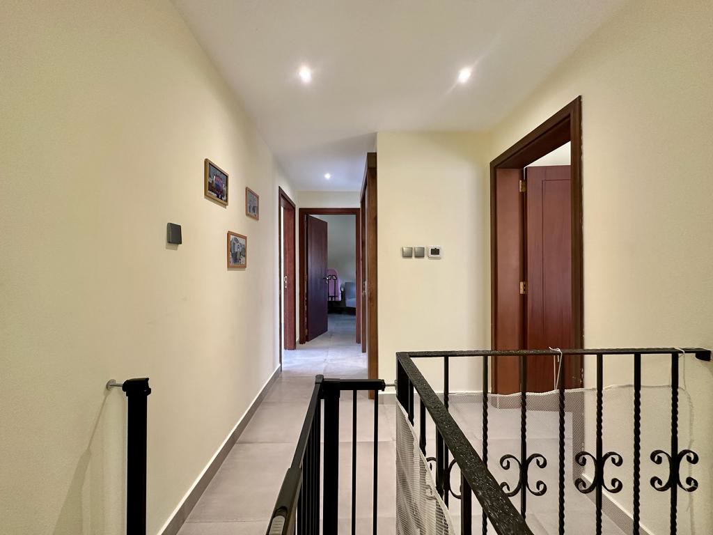 Completed interior at the Al Hamra Village townhouse, view 12