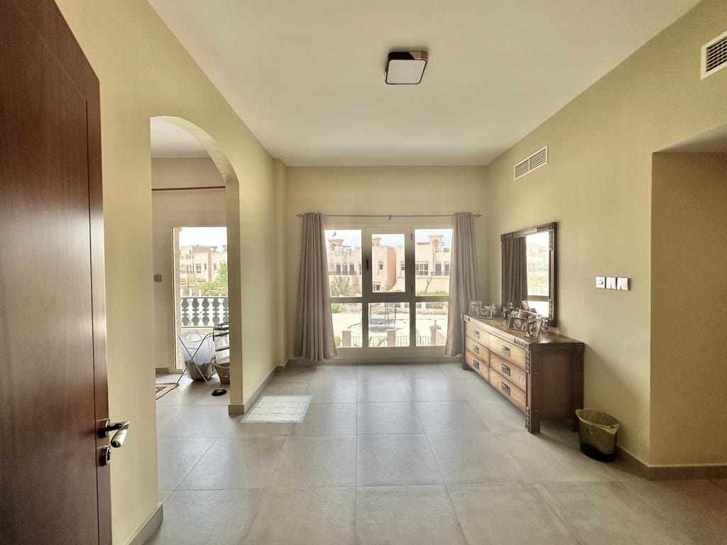 Completed interior at the Al Hamra Village townhouse, view 13