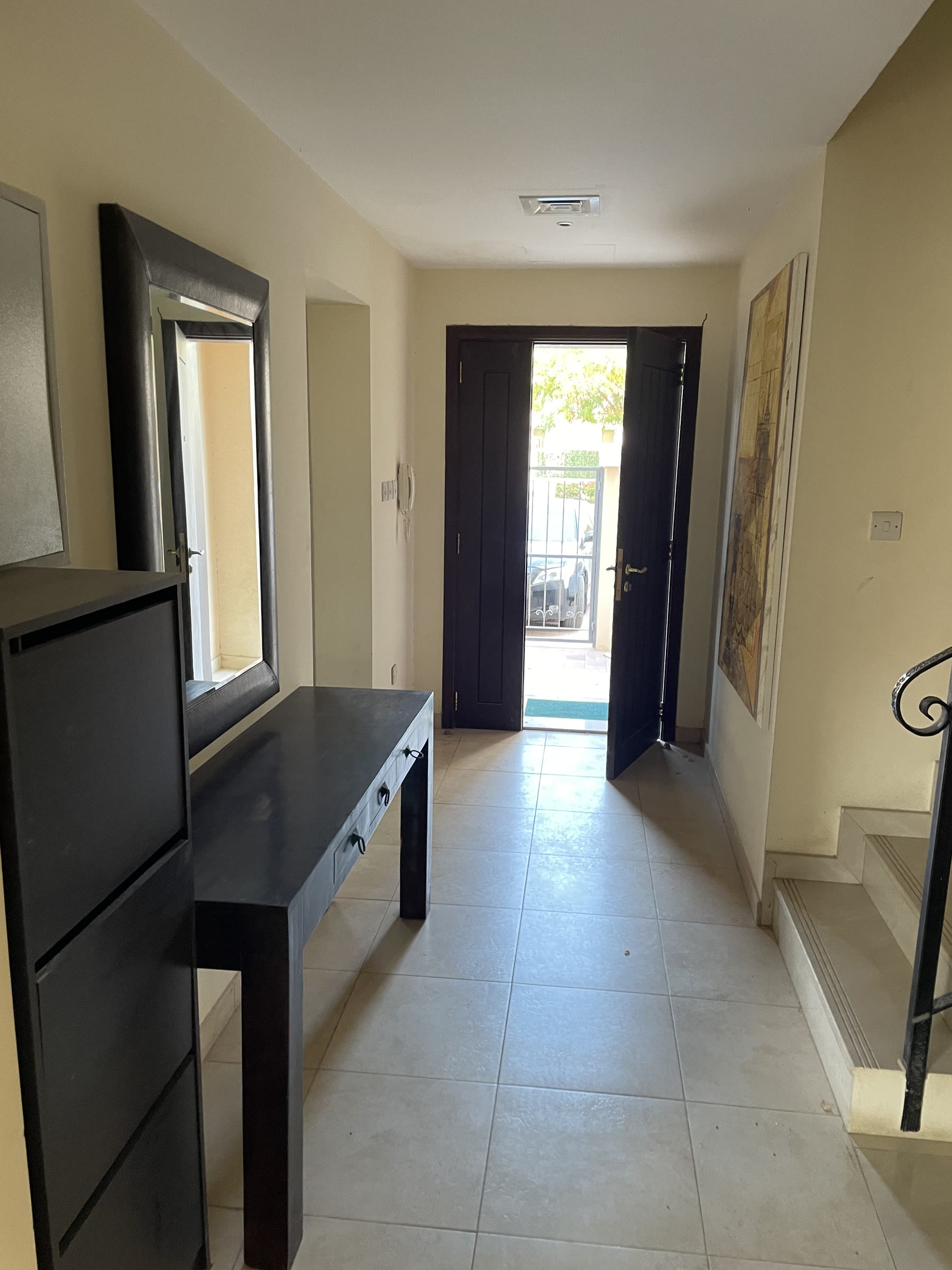 Before before renovation at the Al Hamra Village townhouse, view 1
