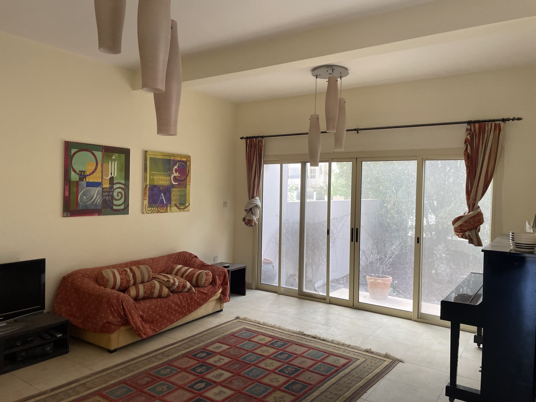 Before before renovation at the Al Hamra Village townhouse, view 2