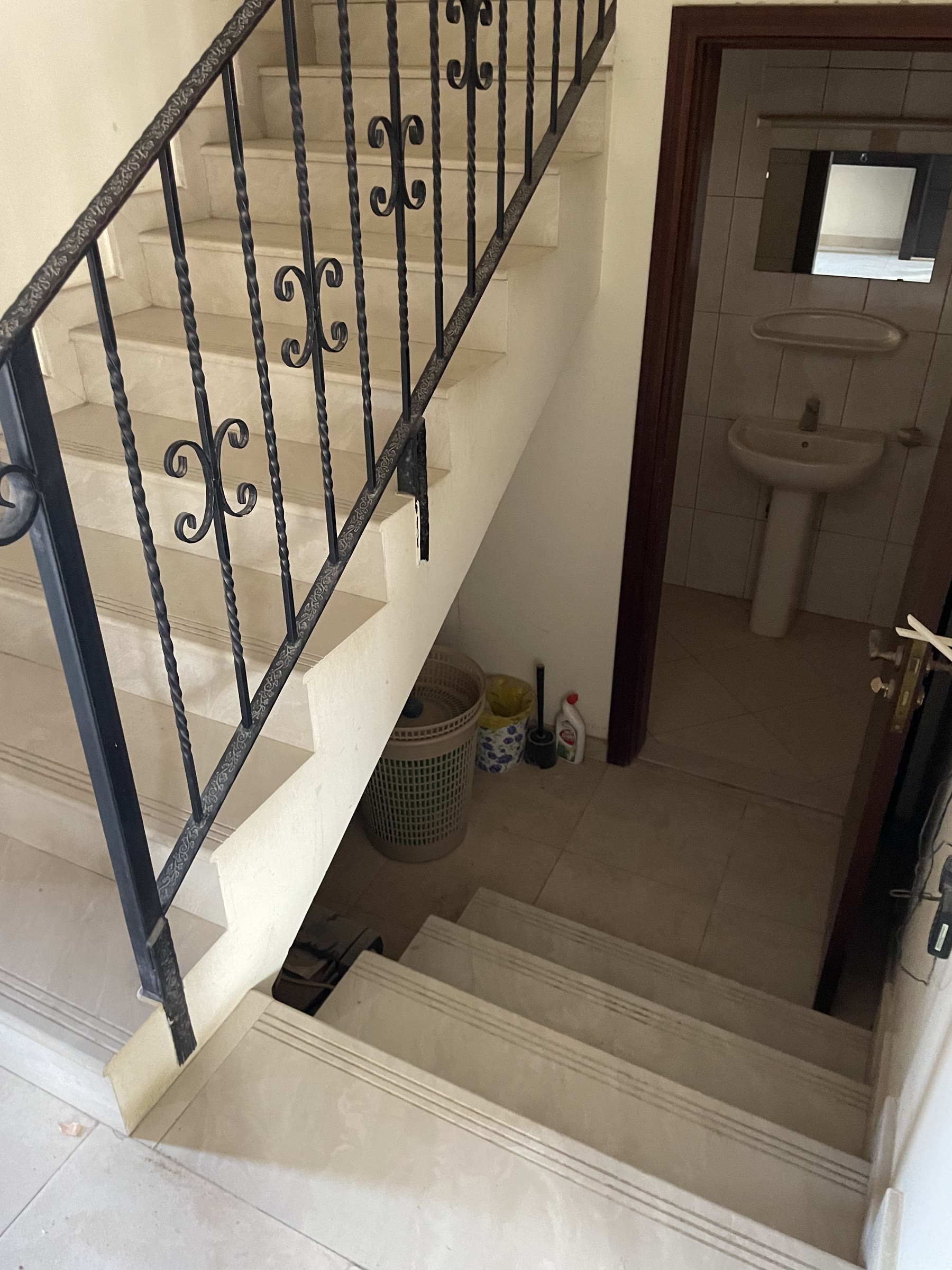 Before before renovation at the Al Hamra Village townhouse, view 3