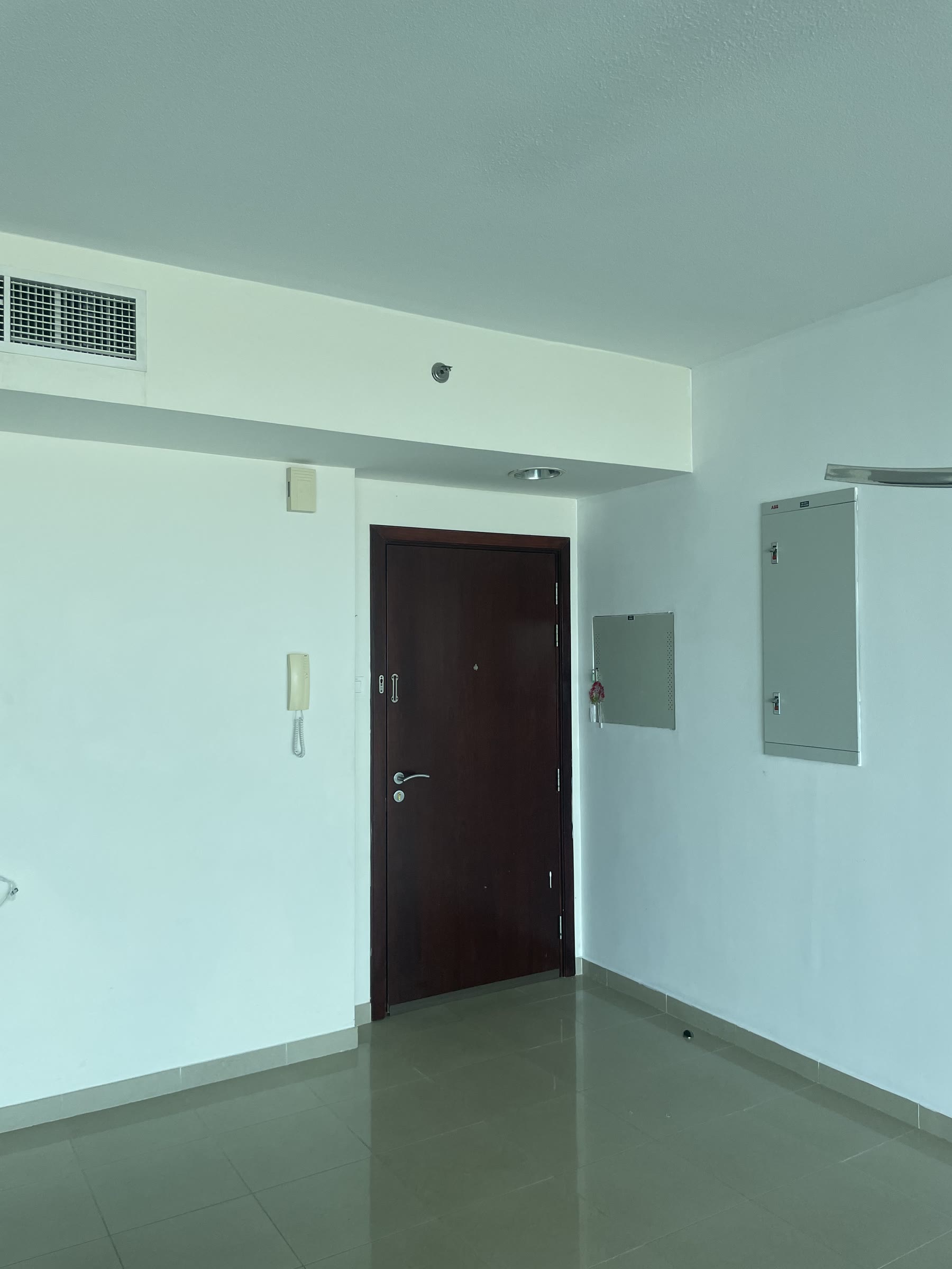 Entrance before the duplex renovation