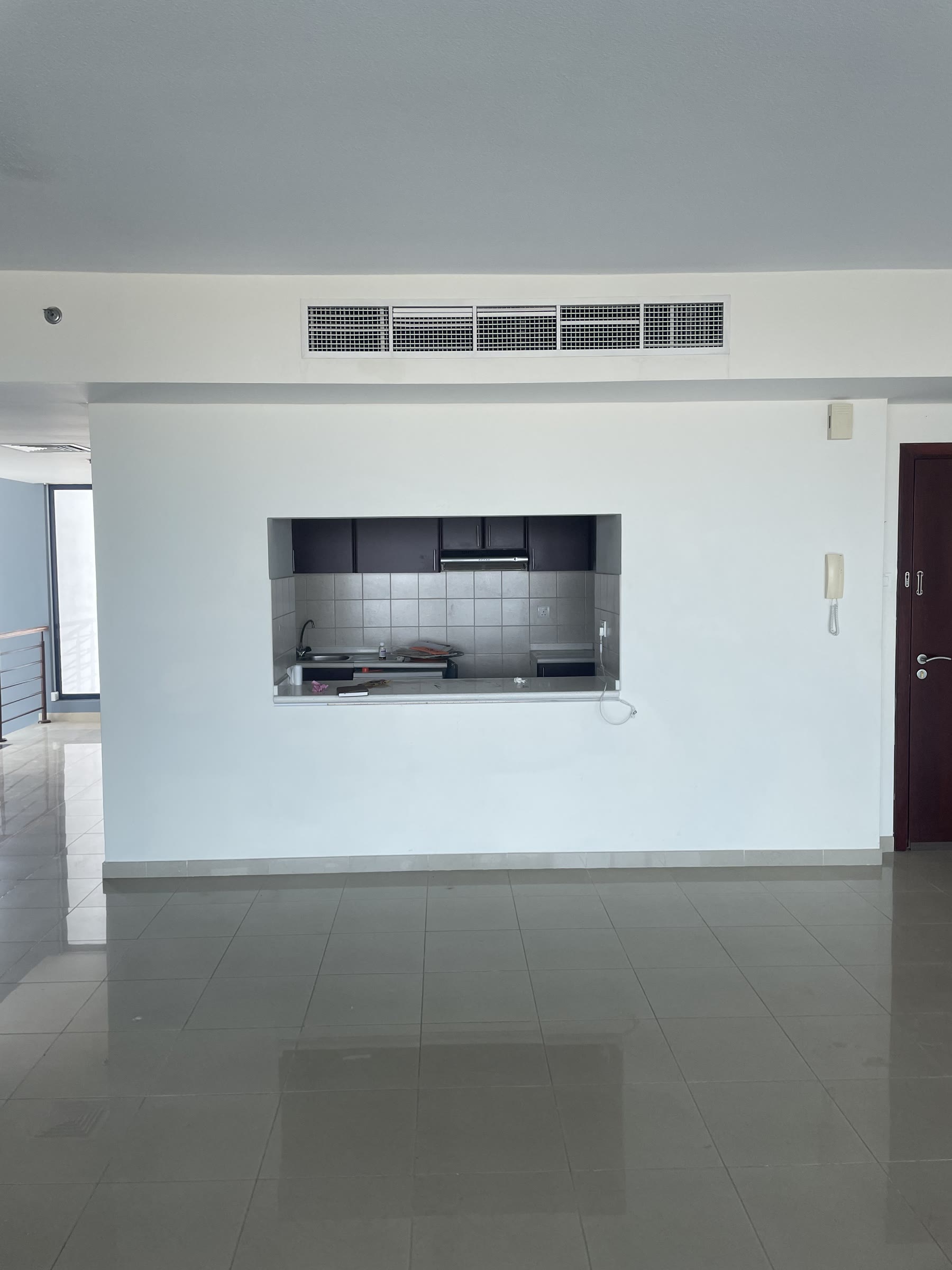 Kitchen before renovation, view 2