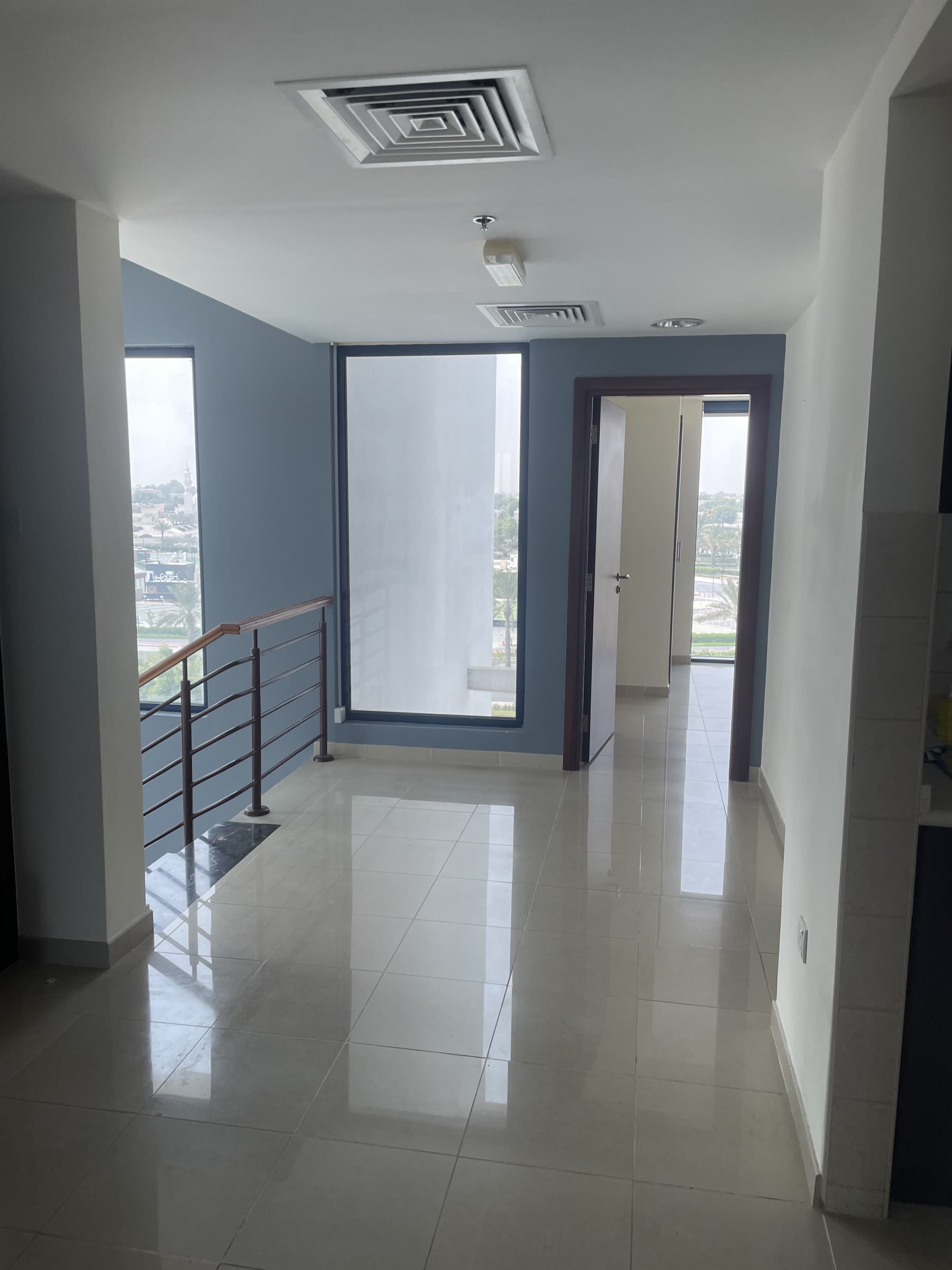 Landing before the duplex renovation