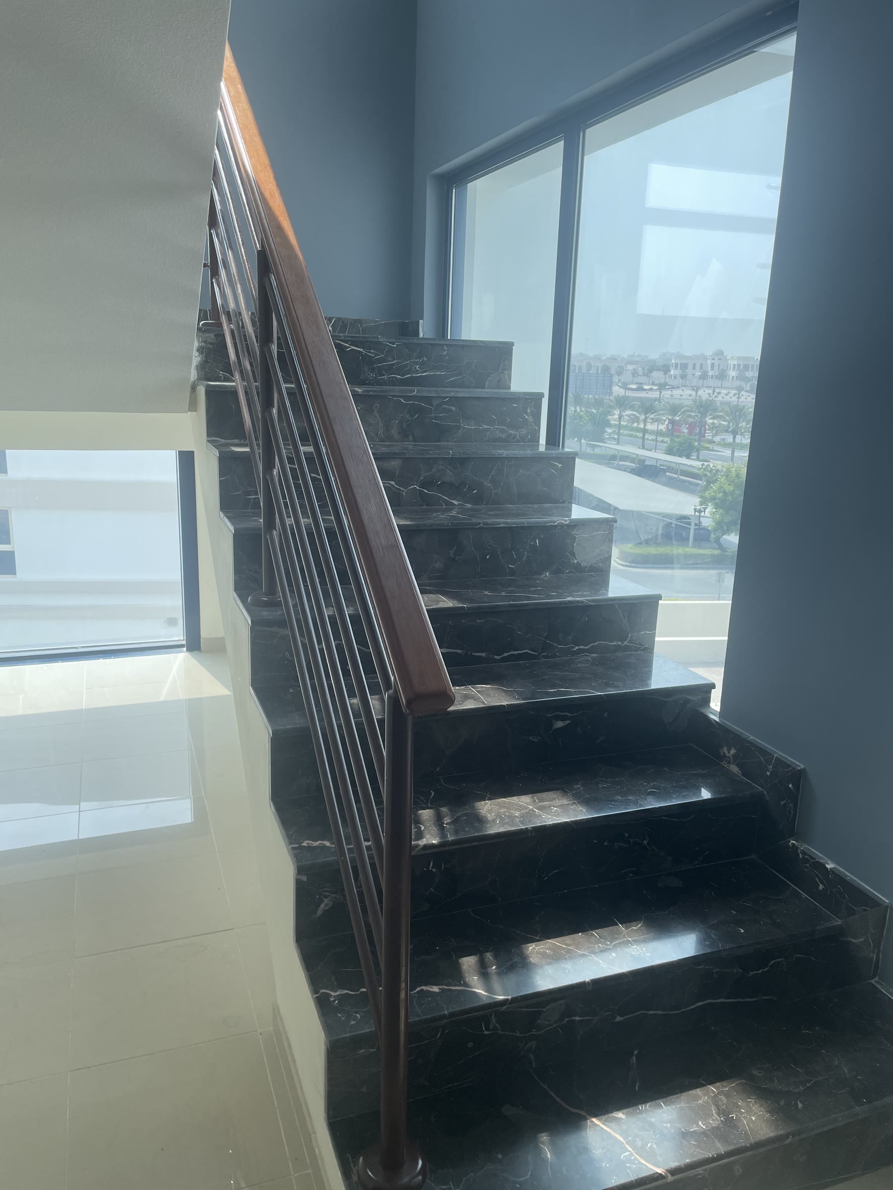 Staircase before renovation, view 1
